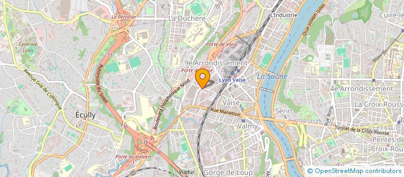 localisation de l'entreprise L'INTRAMUROS  LYON