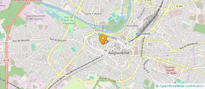 localisation de l'entreprise L'INTREPIDE ASSOCIATION SPORTIVE DU LYCEE GUEZ DE BALZAC à ANGOULEME