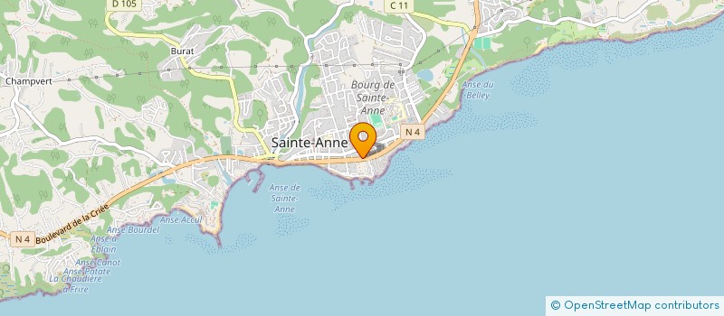 localisation de l'entreprise L'INTREPIDE DE SAINTE ANNE à SAINTE-ANNE