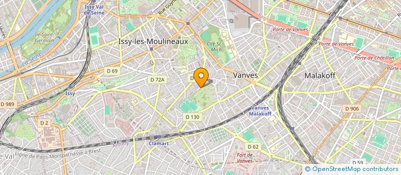 localisation de l'entreprise L'INTRUSE  VANVES
