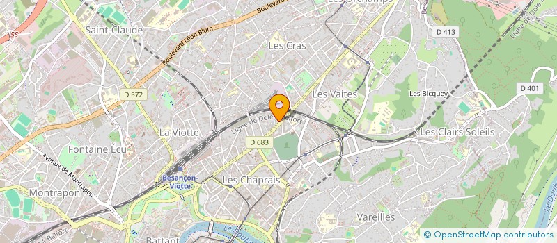 localisation de l'entreprise L INUTILE ASSOCIATION à BESANCON