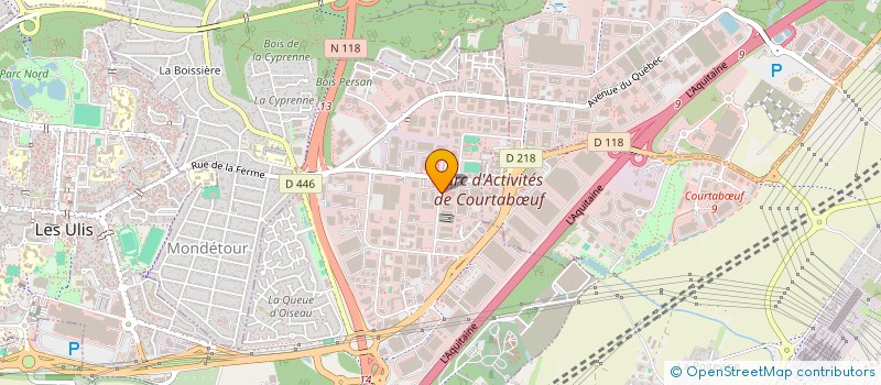 localisation de l'entreprise L'INVESTISSEMENT FAMILIAL à LES ULIS