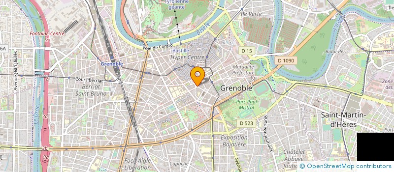 localisation de l'entreprise L'INVESTISSEUR IMMOBILIER à GRENOBLE