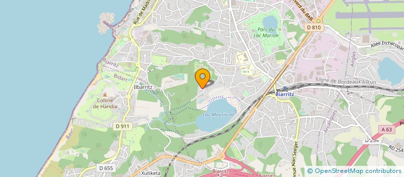 localisation de l'entreprise L INVITATION AUX VOYAGES à BIARRITZ