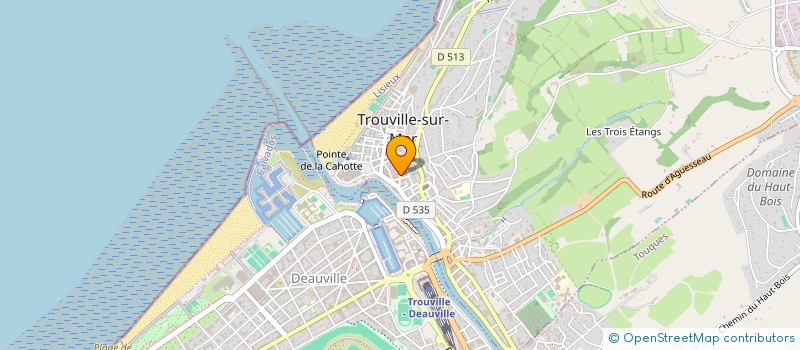 localisation de l'entreprise L'IODE  TROUVILLE-SUR-MER