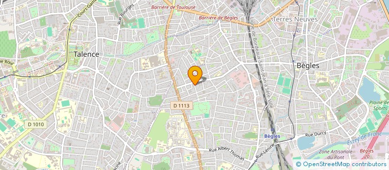 localisation de l'entreprise L'IRE DES MARGES à BEGLES