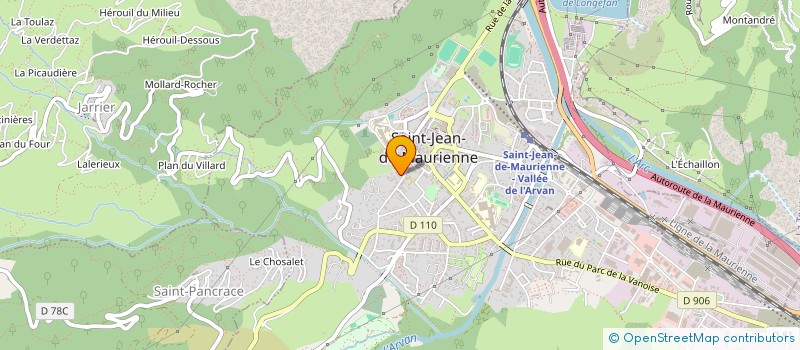 localisation de l'entreprise L'IRIS à SAINT-JEAN-DE-MAURIENNE