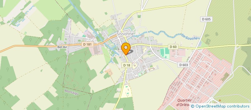 localisation de l'entreprise L'IRIS  SISSONNE