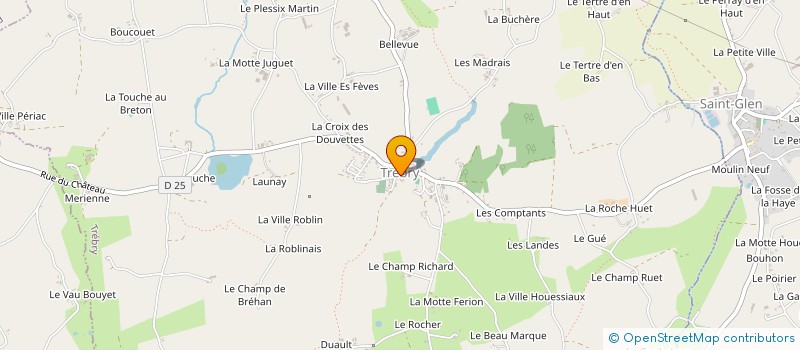 localisation de l'entreprise L'IRIS  TREBRY