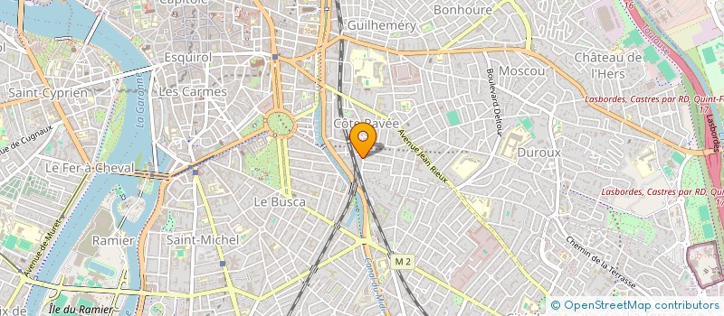 localisation de l'entreprise L IRIS BLEU à TOULOUSE