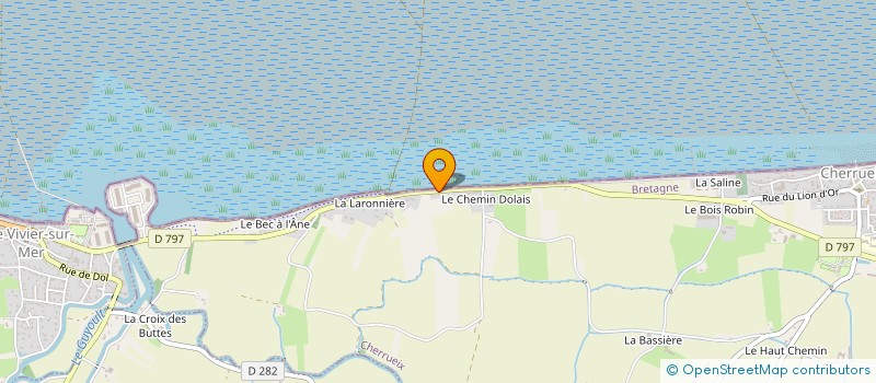 localisation de l'entreprise L'IRIS BLEU  CHERRUEIX