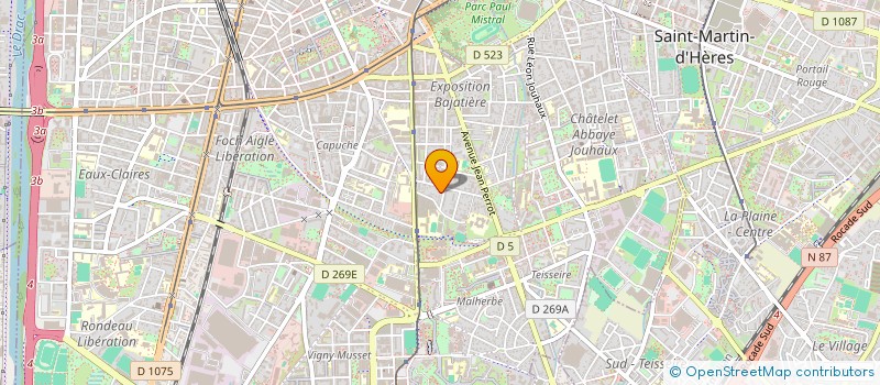 localisation de l'entreprise L IRIS POURPRE  GRENOBLE