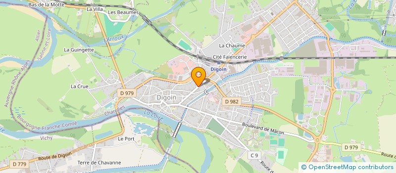 localisation de l'entreprise L'IRISH BAR à DIGOIN