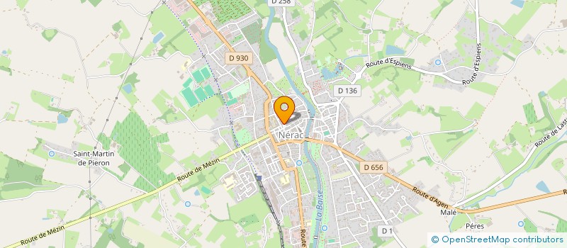 localisation de l'entreprise L'IRLANDAISE  NERAC