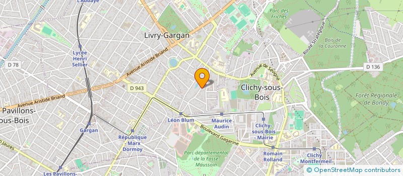 localisation de l'entreprise L'IRLANDE A RUNGIS à LIVRY-GARGAN