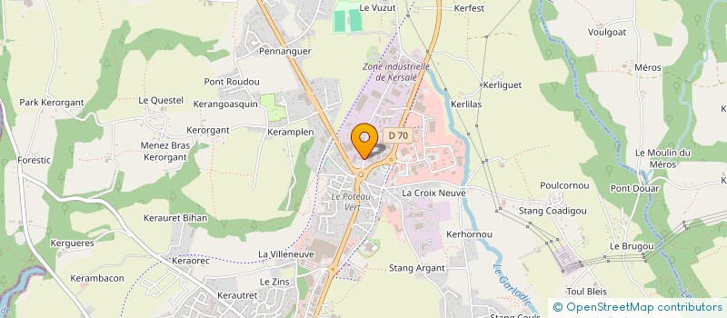 localisation de l'entreprise L'IROISE à CONCARNEAU