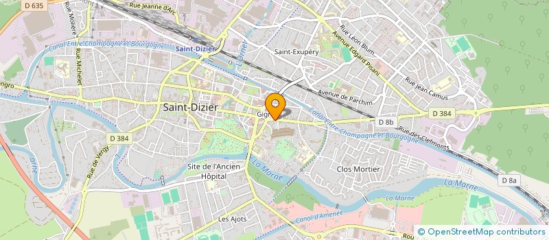 localisation de l'entreprise L'IRRESISTIBLE à SAINT-DIZIER