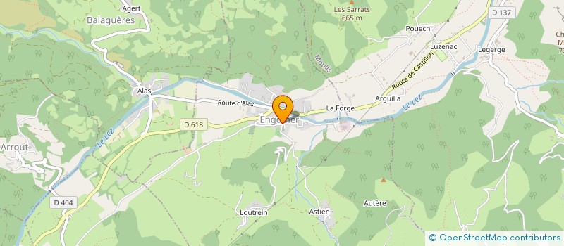 localisation de l'entreprise L'ISARD à SAINT-LARY