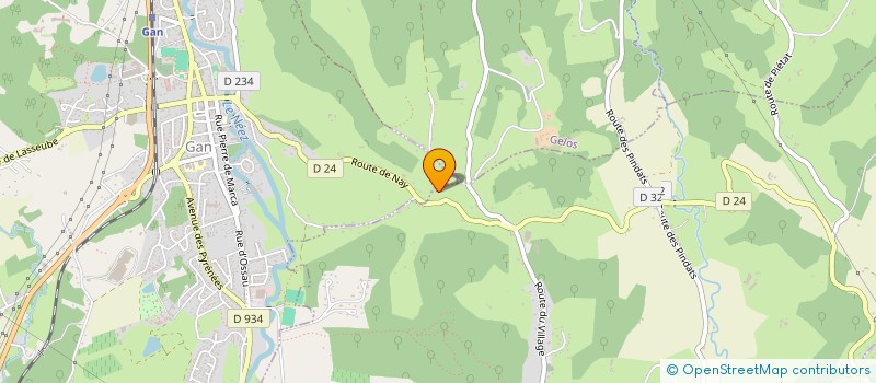 localisation de l'entreprise L'ISARD PYRENEEN  GAN