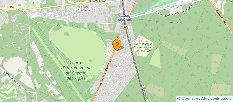 localisation de l'entreprise L'ISARIENNE  CHANTILLY