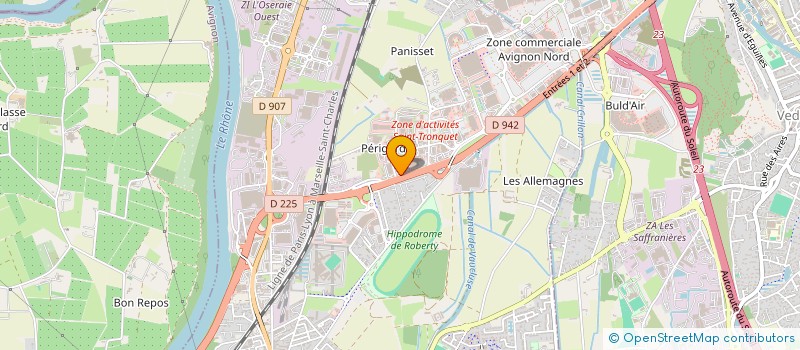 localisation de l'entreprise L'ISCLE  LE PONTET