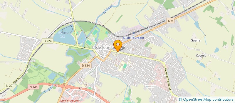 localisation de l'entreprise L'ISLACTION à L'ISLE-JOURDAIN