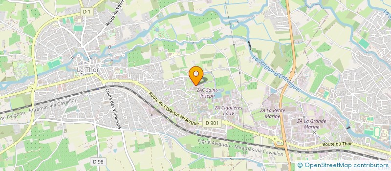 localisation de l'entreprise L'ISLE AUTO  LE THOR