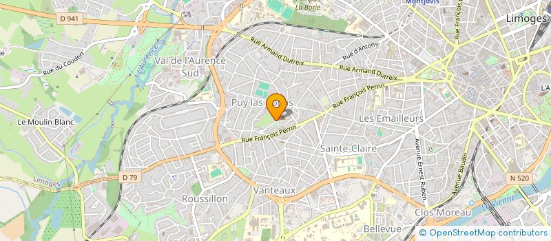 localisation de l'entreprise L'ISLE AUX ENFANTS à LIMOGES