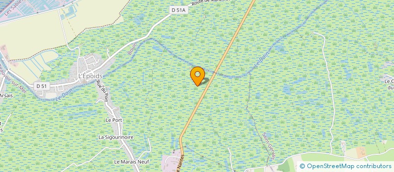 localisation de l'entreprise L'ISLE AUX LICORNES  BOUIN