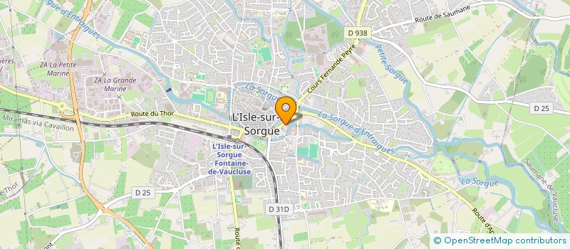localisation de l'entreprise L'ISLE CONDUITE à L ISLE SUR LA SORGUE