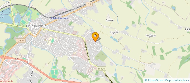 localisation de l'entreprise L'ISLE DES TERRAPEUTES à L'ISLE-JOURDAIN