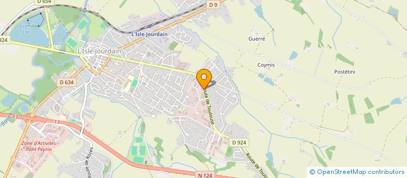 localisation de l'entreprise L ISLE EN COULEURS à L'ISLE-JOURDAIN