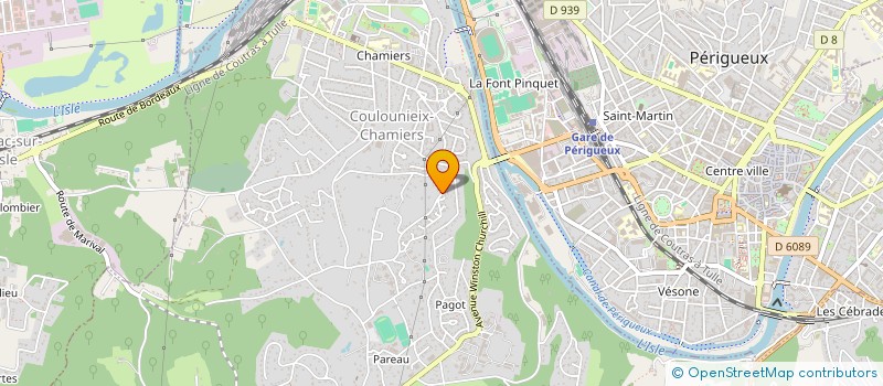 localisation de l'entreprise L'ISLE FLOTTANTE à PERIGUEUX