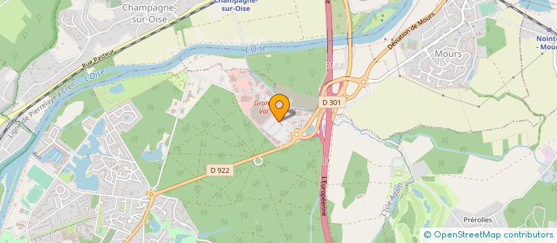 localisation de l'entreprise L ISLE II  L'ISLE-ADAM