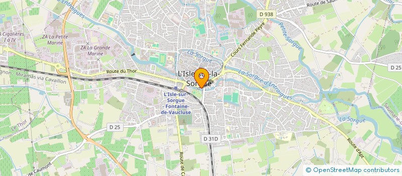 localisation de l'entreprise L ISLE O à L'ISLE-SUR-LA-SORGUE