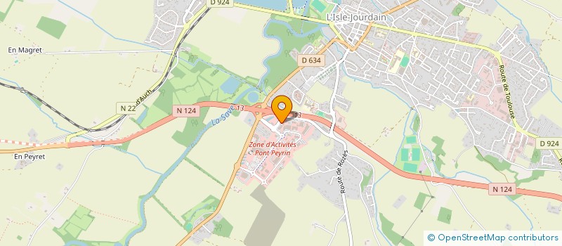 localisation de l'entreprise L'ISLE O  L'ISLE-JOURDAIN