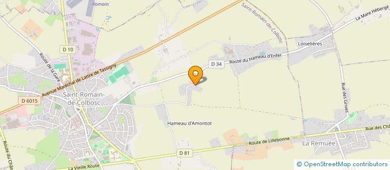 localisation de l'entreprise L'ISLE ROCHE  SAINT-ROMAIN-DE-COLBOSC