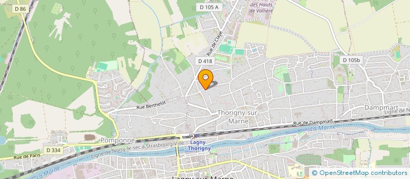 localisation de l'entreprise L'ISLE ROYALE  LAGNY-SUR-MARNE