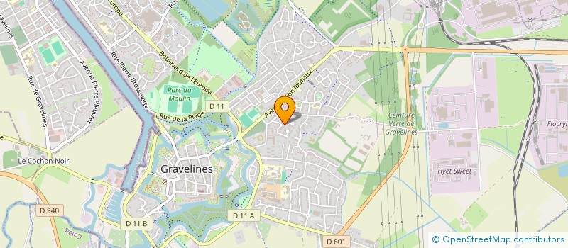 localisation de l'entreprise L'ISLETTE DU RIOU à GRAVELINES