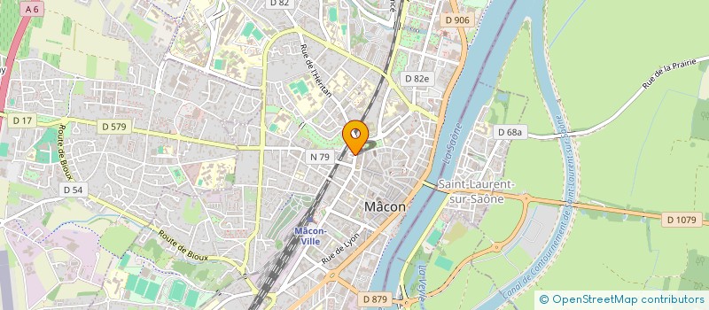 localisation de l'entreprise L'ITALIANO à MACON