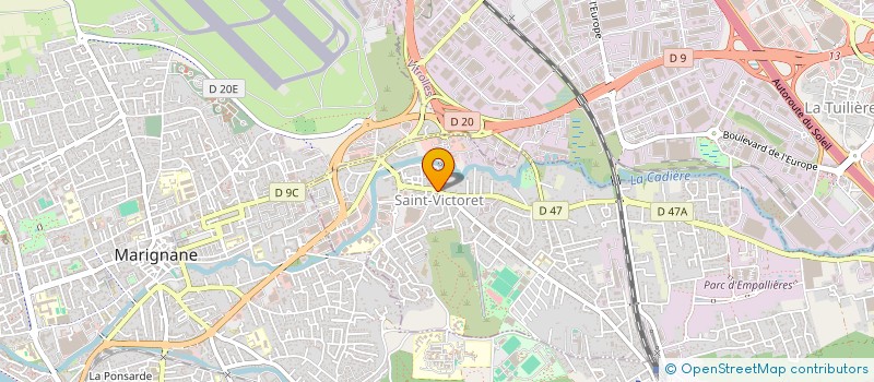 localisation de l'entreprise L'ITALIANO DEL SUD - DA GIUSEPPE E FIGLI  SAINT-VICTORET