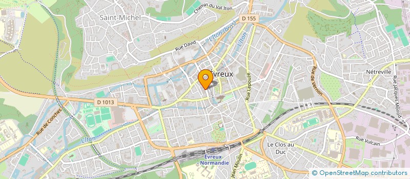 localisation de l'entreprise L'ITALIEN  EVREUX