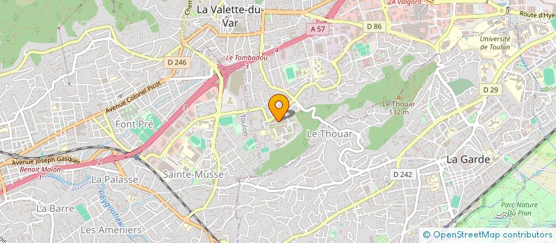 localisation de l'entreprise L'ITALIEN DU COIN à LA VALETTE-DU-VAR