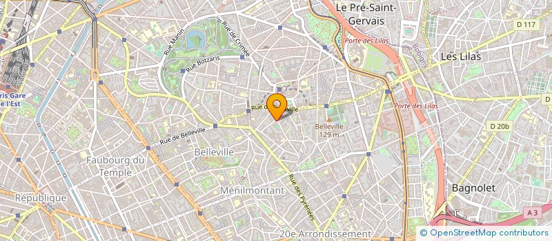 localisation de l'entreprise L'ITINERAIRE à PARIS