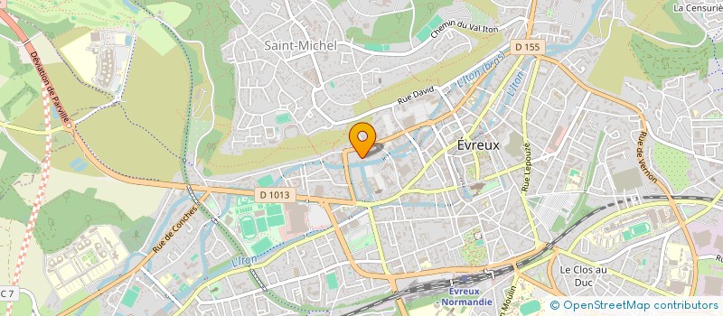 localisation de l'entreprise L'ITONIERE  EVREUX