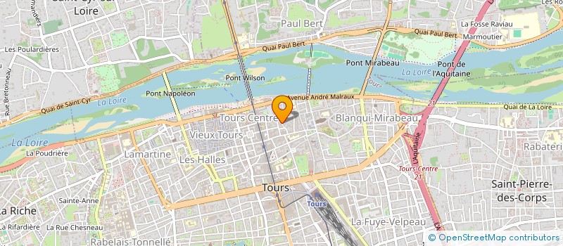 localisation de l'entreprise L IVILLY THEATRE  TOURS