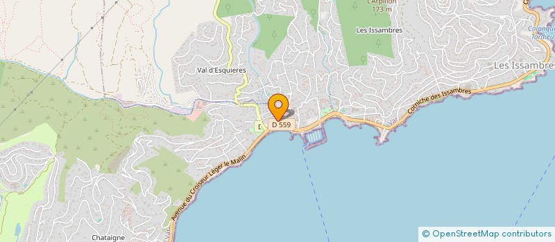 localisation de l'entreprise L IVOIRIENNE à SAINTE-MAXIME