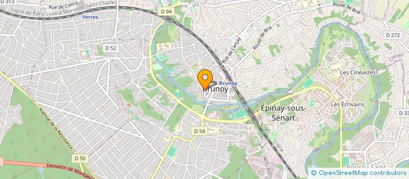 localisation de l'entreprise L'IVRE GOURMAND à BRUNOY