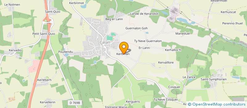 localisation de l'entreprise L'IVRESSE DE GUERVIHAN  CALAN