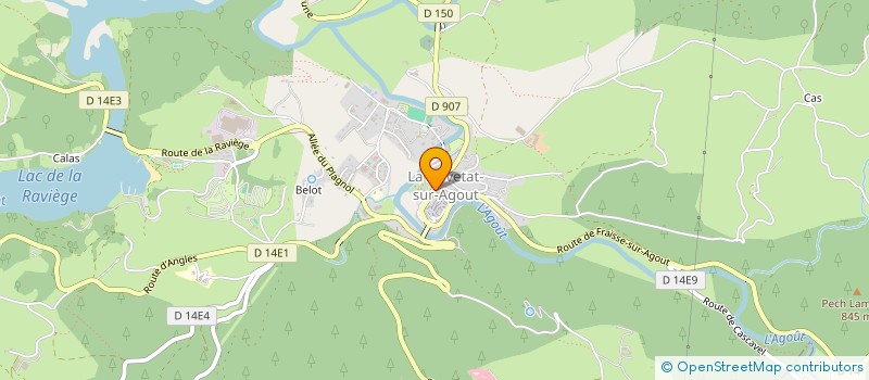 localisation de l'entreprise L'IZARD  LA SALVETAT-SUR-AGOUT